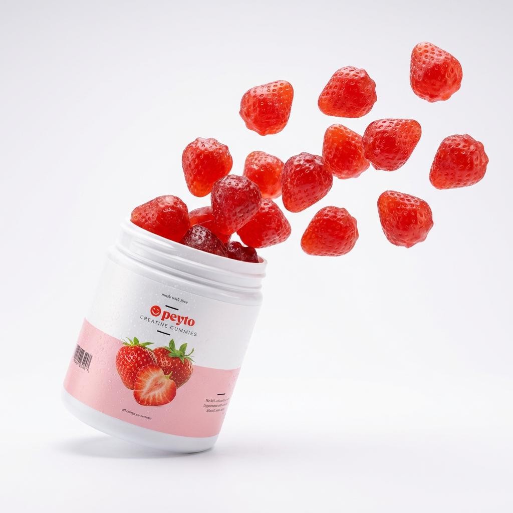 Peyto Creatine Gummies - Juicy Strawberry