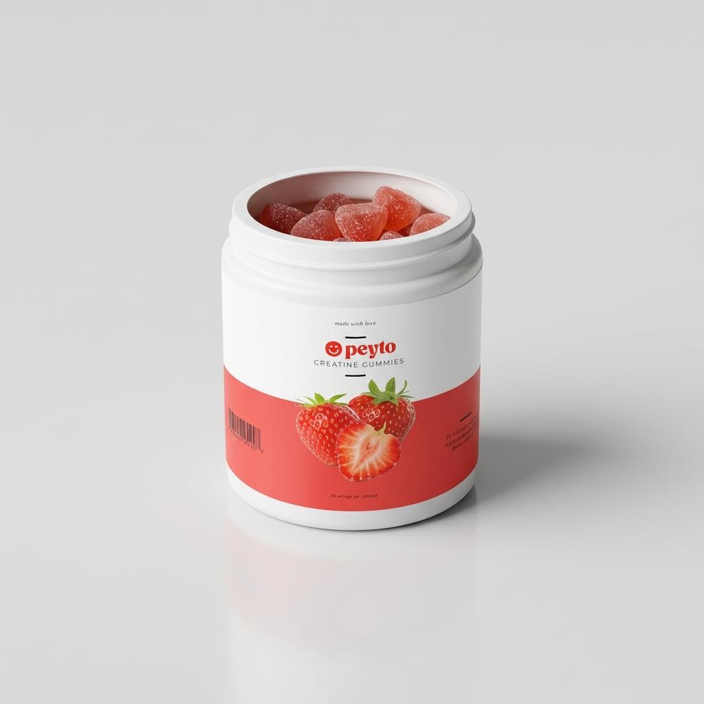 Peyto Creatine Gummies - Juicy Strawberry
