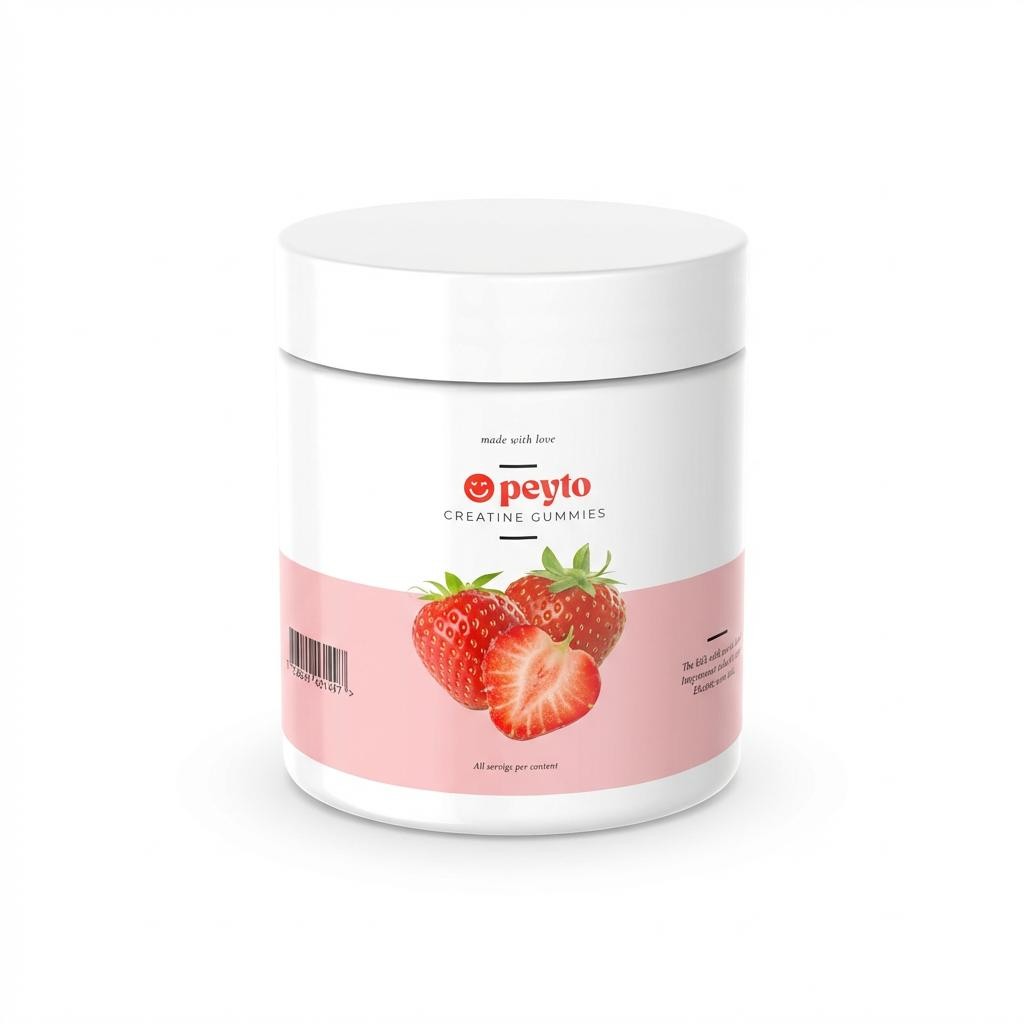 Peyto Creatine Gummies - Juicy Strawberry